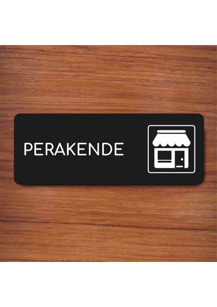 Perakende Ofis Departman Kapı Isimliği, Yönlendirme Levhası Icon 24X9 cm