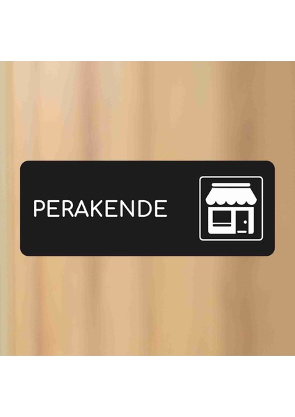 Perakende Ofis Departman Kapı Isimliği, Yönlendirme Levhası Icon 24X9 cm fırsatları