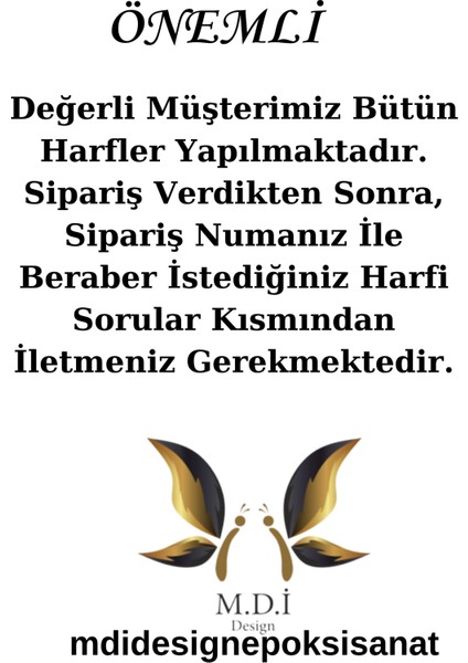 Poksi Harf Anahtarlık Harfi Pembe Ekstra Figürlü Hediyelik Anahtarlık