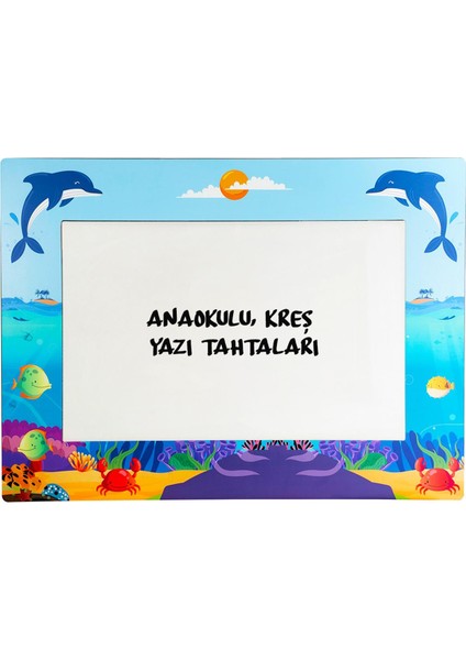 Okyanus Temalı Anaokulu Kreş Yazı Tahtası fiyatları