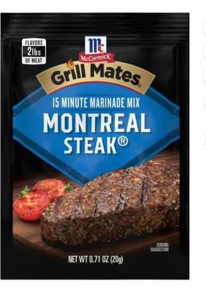 grıll Mates 15 Mınute Marınade Mıx Montreal Steak 20 gr