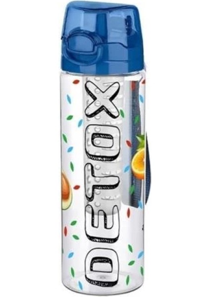 Tutma Saplı Kilitli Kendiliğinden Süzgeçli Kolay Taşınabilir Detoks Sporcu Diyet Matarası (4887) indirimleri