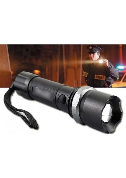 Polis El Feneri: Zoomlu + Sellektörlü + Şarjlı El Feneri (500 Metre) (4887) modelleri