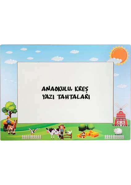 Çiftlik Temalı Anaokulu Kreş Yazı Tahtası fiyatları
