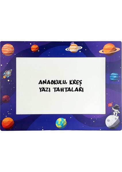 Uzay Temalı Anaokulu Kreş Yazı Tahtası fiyatları