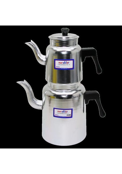 No-5 Lüks Alüminyum Çaydanlık Takımı (4887)