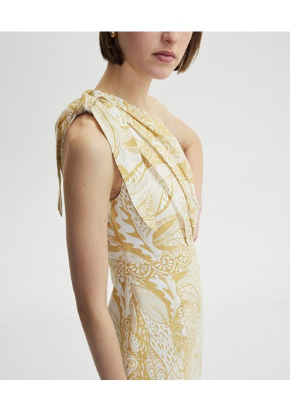 Asimetrik Kol Keten Elbise IS1250002371003 modelleri