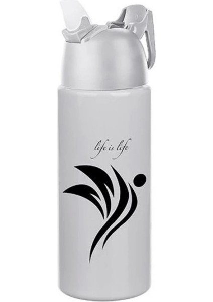 Kilitlenebilen Matara Güvenlikli Suluk Sporcu Matarası Spor Su Şişesi Içecek Şişesi 700ML (4887) modelleri