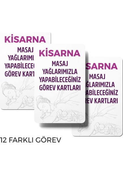 Vajinal Çilek Aromalı Yağ Görev Kartları Hediye 1 Adet
