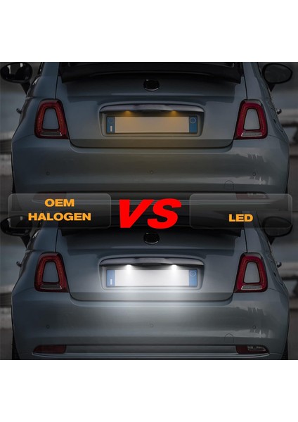 Araba LED Numarası Plaka Lambası Beyaz 68228931AA 68228930AA Fıat 500 Maserati Levante Jeep Dodge Arka Lambaları Için (Yurt Dışından) fırsatları