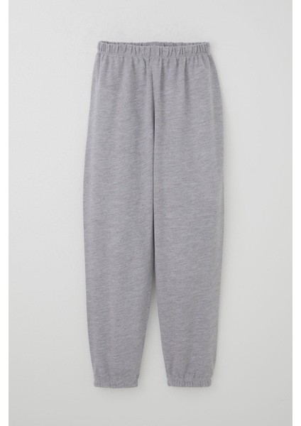 Erkek Çocuk Pijama Takımı Verev Çizgi Desenli 4-8 Yaş, Açık Gri modelleri