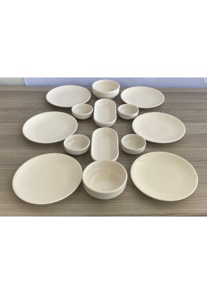 14 Parça 6 Kişilik Kahvaltı Seti