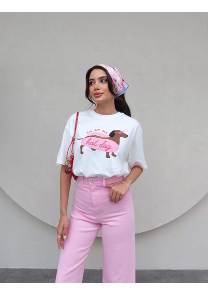 Yüksek Bel Culotte Jean