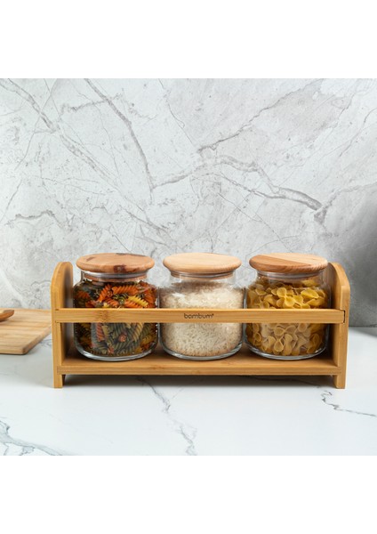 Bench Plus 4 Parça Standlı Baharat Takımı 500 ml