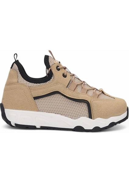 Glc Bej Erkek Fileli Sneaker Spor Ayakkabı
