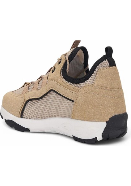 Glc Bej Erkek Fileli Sneaker Spor Ayakkabı