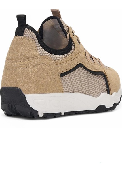 Glc Bej Erkek Fileli Sneaker Spor Ayakkabı