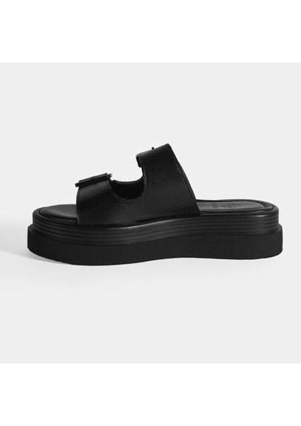 Kadın Siyah Ayarlanabilir Tokalı Terlik modelleri