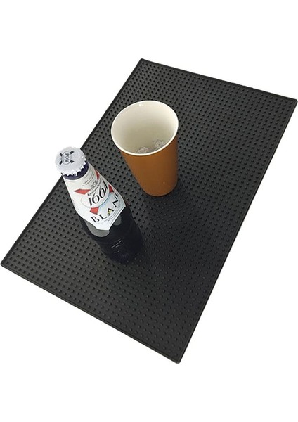 30X45 Cm. 5 Mm. Mat Siyah Renk Büyük Bar Lastiği CIN920