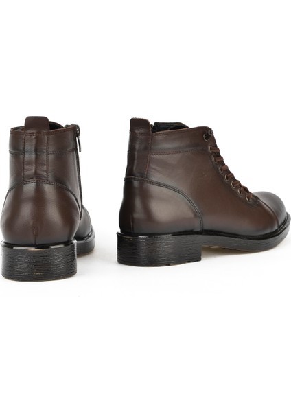, Erkek Hakiki Deri Kürklü Bot 153999Z0013 Kahve modelleri