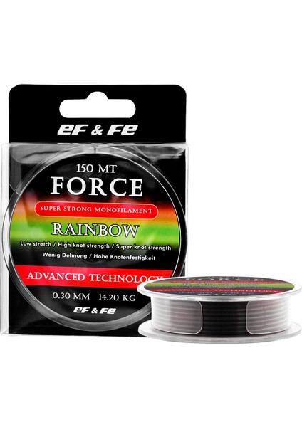 Misina Force Rainbow 150 Mt.
