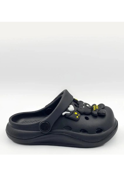 Çocuk Emojili Cross Terlik Bahçe Terliği Plaj Sahil Banyo Terliği 26-27-28-29-30-31-32-33-34-35 Numara fırsatları