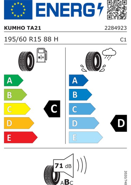 Solus TA21 195/60R15 88H ( Yıl: 2024 )