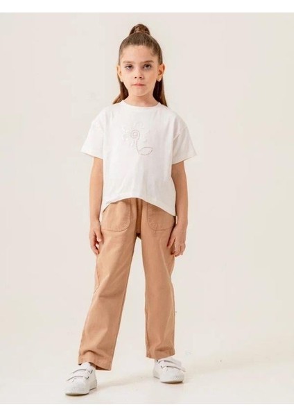 Kız Çocuk Çiçek Desenli Ceket Tshirt Pantolonlu Takım fiyatları