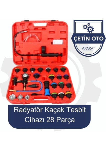 Radyatör Su Kaçak Test Cihazı 28 Parca