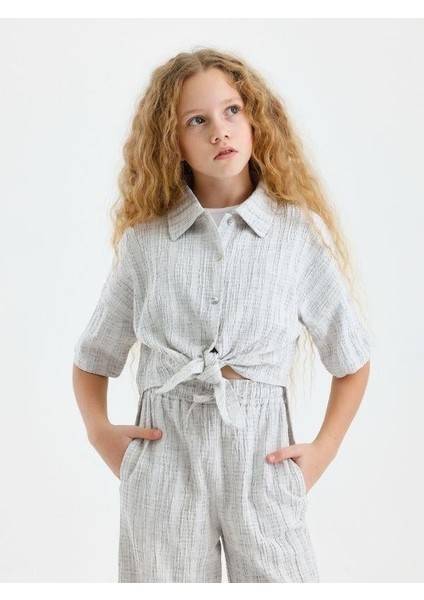 Kız Çocuk Yazlık Gömlek Bluz Pantolon Takım fırsatları