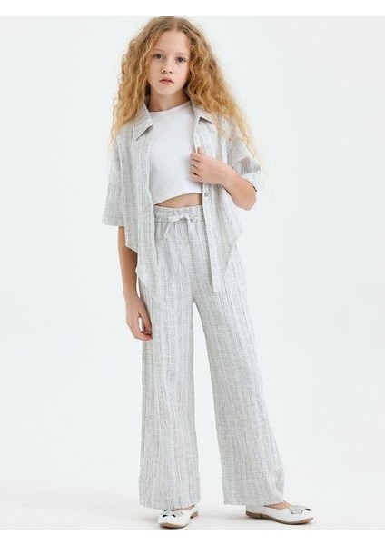 Kız Çocuk Yazlık Gömlek Bluz Pantolon Takım indirimleri