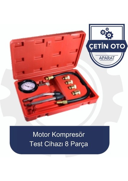 Benzinli Motor Kompresör Test Cihazi 8 Parca