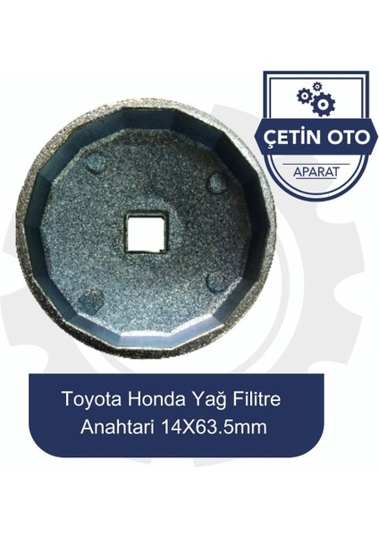Toyota Honda Yağ Filitre Anahtarı 14X63.5 mm