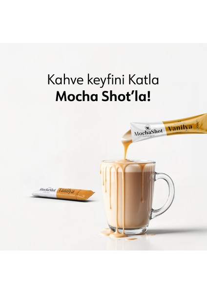 Vanilya Aromalı Tek Kullanımlık Kahve Şurubu 20 ml x 15 Adet