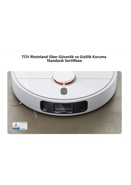 4000PA Emiş Gücü Premium 3D Engellerden Kaçınma Çift Ped Paspas Özelliği Robotsüpürge Lambaderhediy