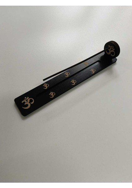 3 Adet Om Işareti Detaylı Ahşap Mdf Tütsülük – 24 cm | Meditasyon ve Yoga Uyumlu fırsatları