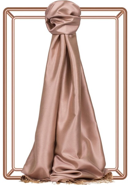 Ipekevi Çift Taraflı Düz Renk Ipek Şal 00927-FONDÖTEN