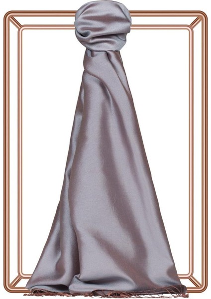 Ipekevi Çift Taraflı Düz Renk Ipek Şal 00927-FIRUZE