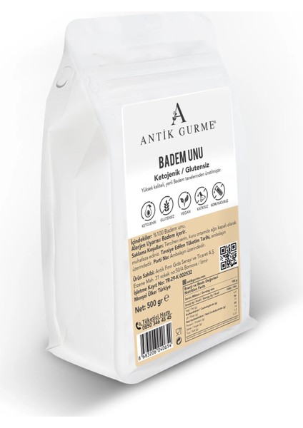 Badem Unu Glutensizvegan