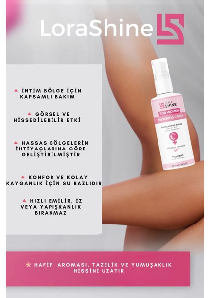 Kadınlar Için Krem - Genital ve Hassas Bölgeler Için Etkili 100 ml 1 Adet