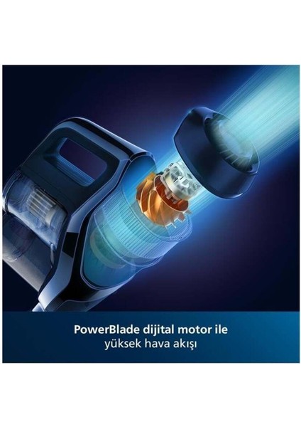 25.2 V Turbo Başlık Yeni , Dijital , 0.6 L Speedpro Max Kablosuz Dikey Süpürge