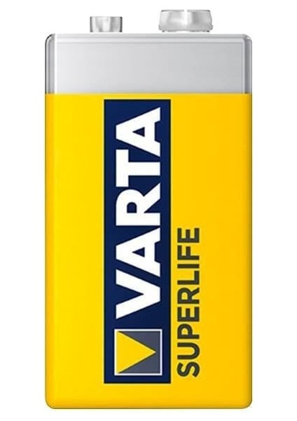 Superlife Çinko 9 Volt Pil (12'li Paket)