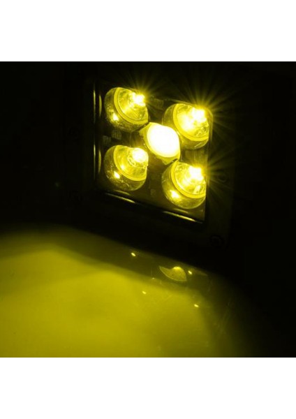 25W LED Off-Road Çalışma Işığı Su Geçirmez Sürüş Işığı Kare Sis Lambası Sarı Işık Araba Kamyon Atv Römork Motosiklet Için (Yurt Dışından) fırsatları