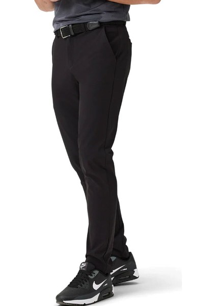 Hafif Golf Pantolonu Siyah PA20220694
