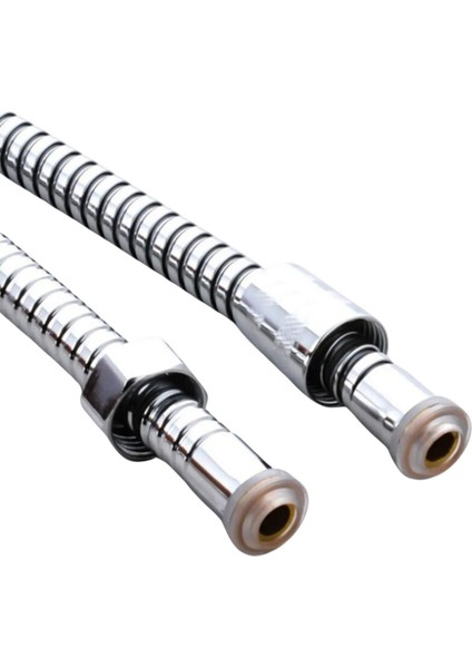 Paslanmaz Çelik Duş Hortumu Krom Örgü Yapı Lüks ve Kaliteli Tasarım 150 cm indirimleri
