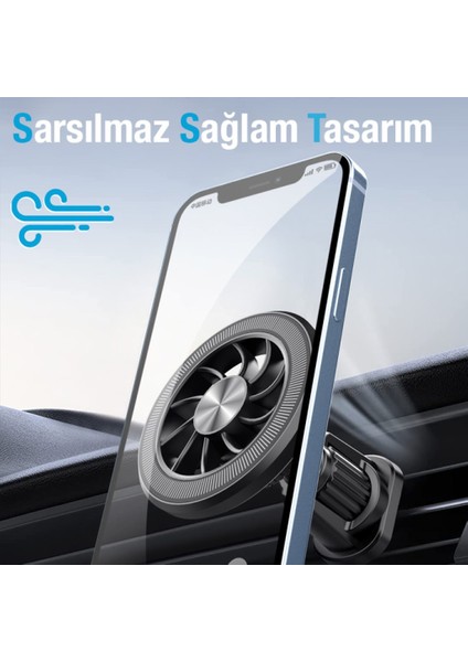 ML-216 Magsafe Araç Içi Havalandırma Telefon Tutucu (Siyah) fırsatları