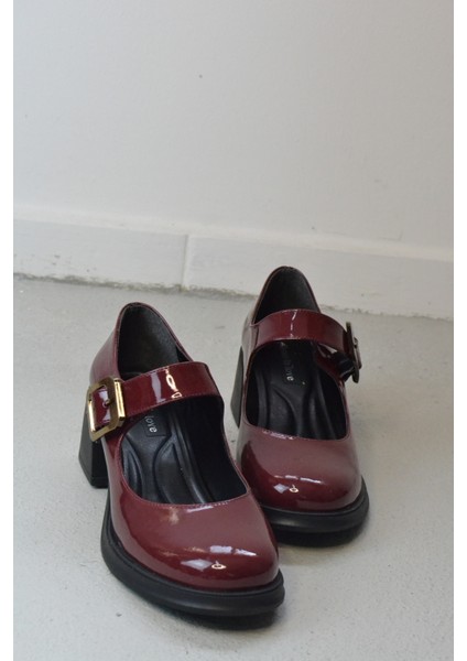 Karina Topuklu Parlak Rugan Loafer fiyatları