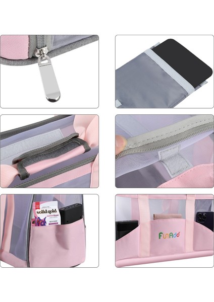 Funadd FA1002 Naylon Kumaş Pet Kedi Taşıma Çantası Küçük Köpek Için Tote Çanta-Pembe (Yurt Dışından) fiyatları