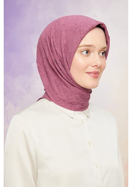 Menekşe Kraş Şifon Eşarp