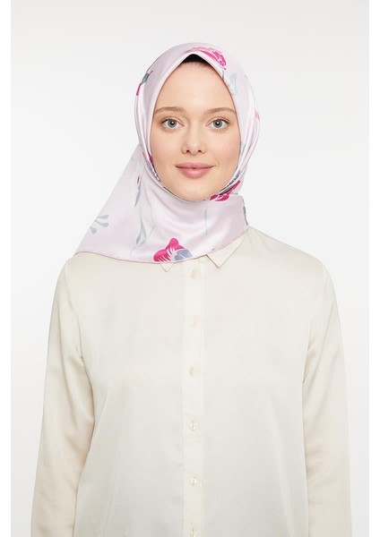 Pudra Trend Twill Eşarp